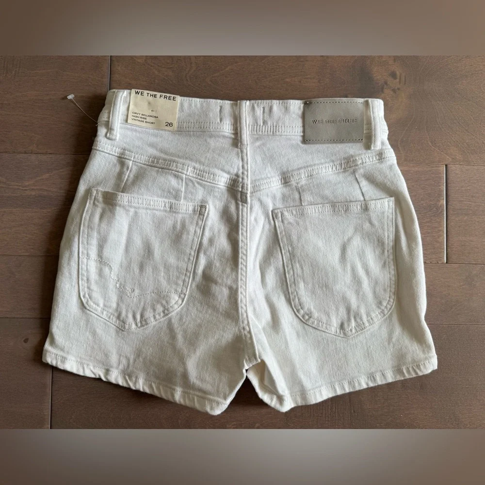 NWT Free People/We The Free CRVY Bellarosa High-Rise Vintage Shorts